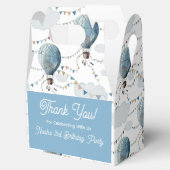 Waterverf Hete Luchtballon Wit // Bedankdoosjes (Geopend)