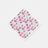 Waterverf Hexagon Patroon Servet (Hoek)