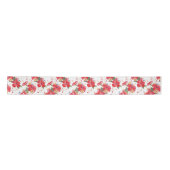 Waterverf Hibiscus en Lantana Tropical Pattern Lint (Voorkant)