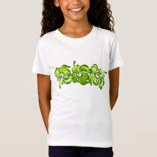 Waterverf Hibiscus Hawaiian Tropisch T-shirt