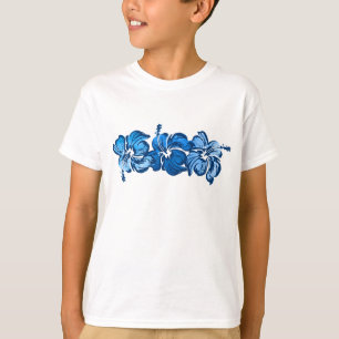 Waterverf Hibiscus Meisjes T-shirt