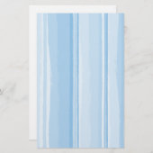 Waterverf Hibiscus Striped Coordinating Briefpapier (Voorkant / Achterkant)