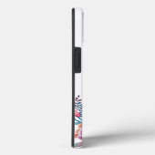 Waterverf Highland Koe Flowers Voeg tekst of naam  Case-Mate iPhone Case (Achterkant / Rechts)