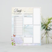 Waterverf Hills and Wildflower Daily Planner (Staand voorkant)