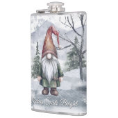 Waterverf Holiday Gnome Heupfles (Links)