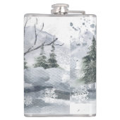 Waterverf Holiday Gnome Heupfles (Achterkant)