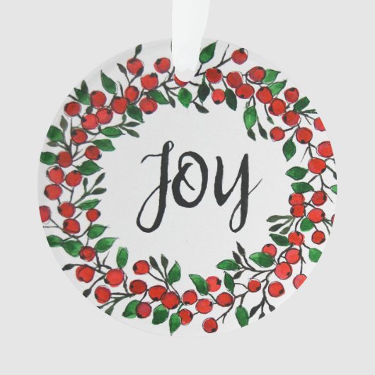 Waterverf Holiday Ornament (voorkant)