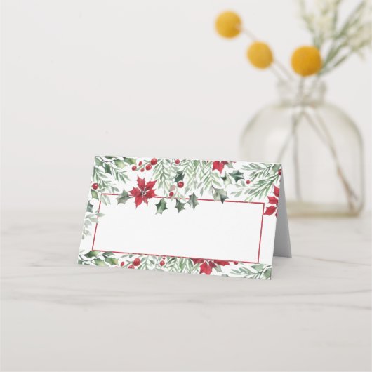 Waterverf Holly Christmas (Voorkant)