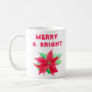 Waterverf Holly Merry en Bright Koffiemok