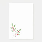 Waterverf Holly Sprigs Post-it® Notes (Voorkant)