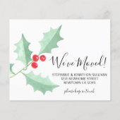 Waterverf Holly We hebben Kaart verplaatst (Voorkant)