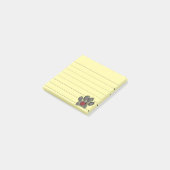 Waterverf Hondenliefhebber gevoerd 3x3 Post-it® Notes (Schuin)
