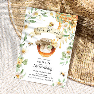 Waterverf Honing eerste dag eerste dag van de eers Kaart