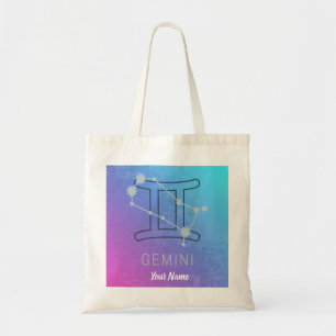Waterverf Horoscope van de dierentuindister Tote Bag