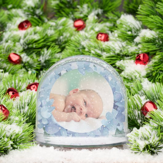 waterverf hortensia lijst Doop dank u Sneeuwbol (Kerstmis)