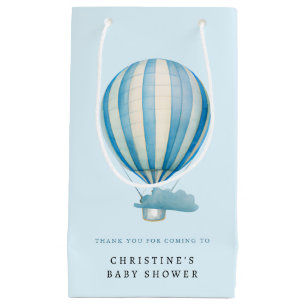 Waterverf Hot Air Ballon Baby shower Klein Cadeauzakje