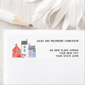 Waterverf House Art retouradres Etiket (Insitu)