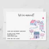 Waterverf House Change of Address Aankondiging (Voorkant)