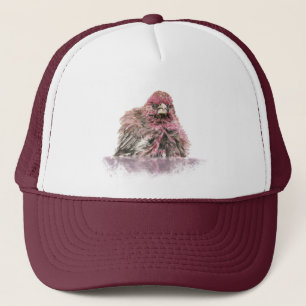 Waterverf House Finch Bird Bath Wildlife Trucker Pet