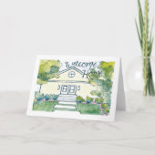 Waterverf Housewarming Kaart (Voorkant)