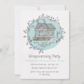 Waterverf Housewarming Uitnodigingen (Voorkant)