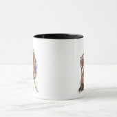 Waterverf Howling Coyotes Animal Natuur Art Mok (Midden)