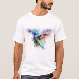 Waterverf Hummingbird T-shirt