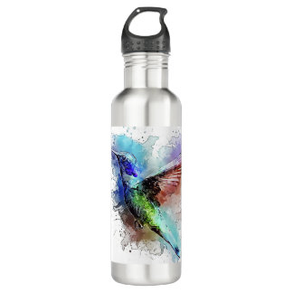 Waterverf Hummingbird Waterfles