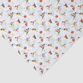 Waterverf Hummingvogels Tissuepapier (Detail)