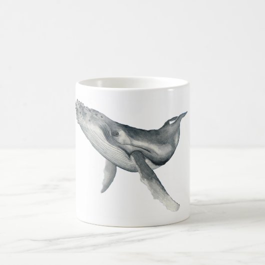 Waterverf Humpback Whale Cup Koffiemok (Center)