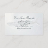 Waterverf Humpback Whale Ocean Beach Visitekaartje (Achterkant)