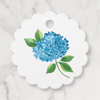 Waterverf Hydrangea Bedankjes Labels
