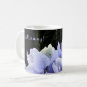 Waterverf Hydrangea Coffee Mok (Voorkant links)
