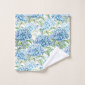 Waterverf Hydrangea Flowers Bad Handdoek (Wasdoekje)