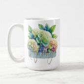 Waterverf Hydrangea Mok (Links)