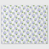 Waterverf Hydrangea-ventilator Cadeaupapier (Vlak)