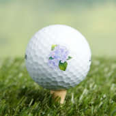 Waterverf Hydrangeas Golf Balls Golfballen (Insitu Shirt)