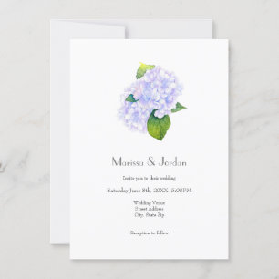 Waterverf Hydrangeas Kaart