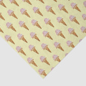 Waterverf Ice Cream Tissue Papier (geel) (Detail)