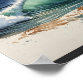 Waterverf Illustratie Art#4 Poster (Hoek)