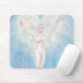 Waterverf illustratie schilderij Godin Rising Ma Muismat (Met muis)