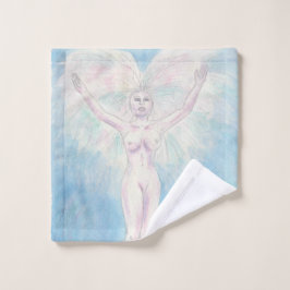 Waterverf Illustratie Schilderij Godin Rising Washandje