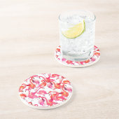 Waterverf in Waterverven Zandsteen Onderzetter (Zijkant)