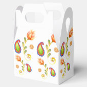 Waterverf Indiase Paisley Bedankdoosjes (Geopend)