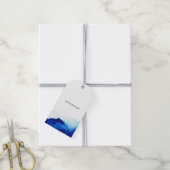 Waterverf Indigo Blue Logo Hang Labels W/String Cadeaulabel (Met Touw)