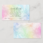 waterverf Inkt Salon en Spa Visitekaartje (Voorkant / Achterkant)