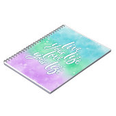 Waterverf, Inspirerend quote Notitieboek (Linkerzijde)