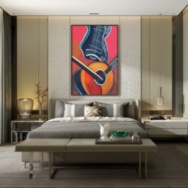 Waterverf-instrumenten Poster