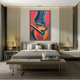 Waterverf-instrumenten Poster