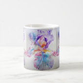 Waterverf Iris Bloemschilderkunst Koffiemok (Center)